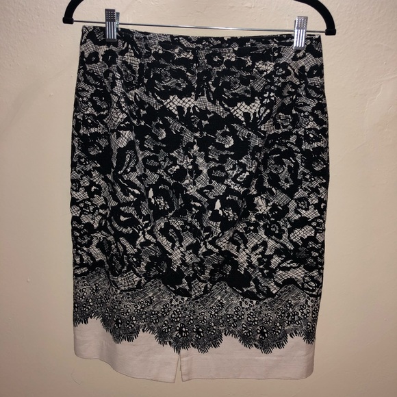 Ann Taylor Loft Floral / Lace Pencil Skirt - Picture 5 of 5